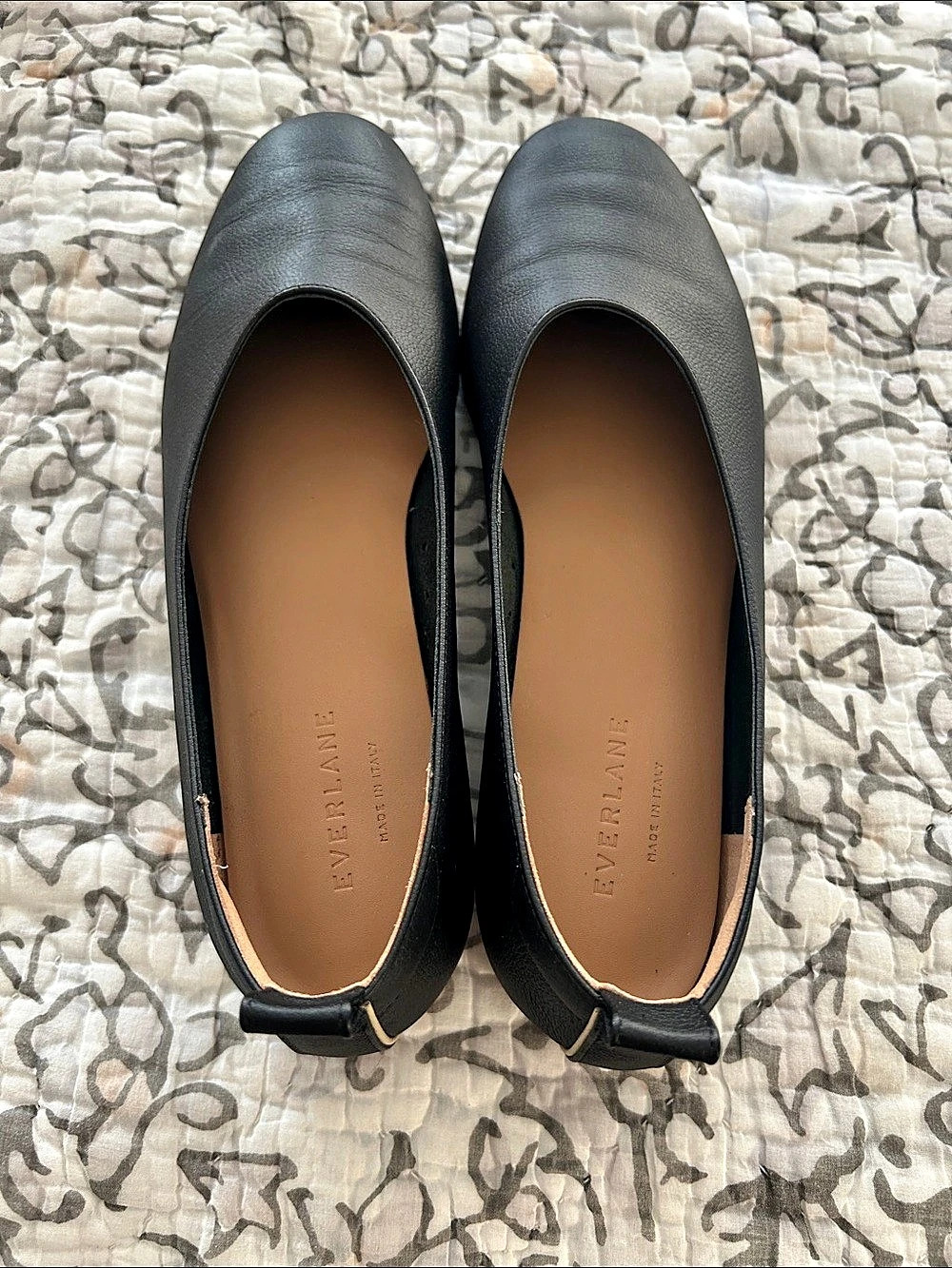 Everlane The Italian Day Glove Flats Women's Black US 9